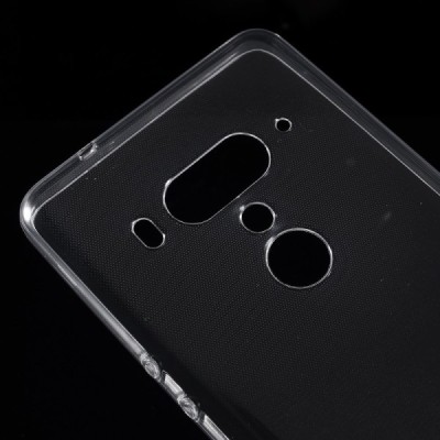 HTC U12 Plus kieto silikono TPU skaidrus dėklas - nugarėlė / Priedai.lt