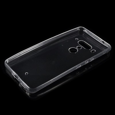 HTC U12 Plus kieto silikono TPU skaidrus dėklas - nugarėlė / Priedai.lt