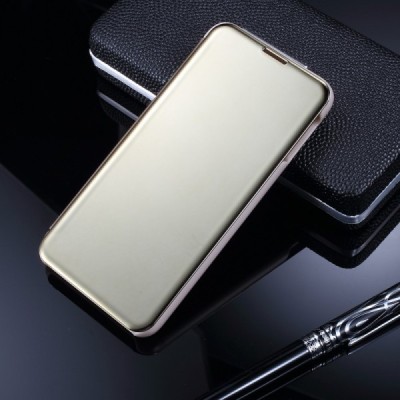 Samsung Galaxy S10e (G970) plastikinis atverčiamas auksinis dėklas / Priedai.lt
