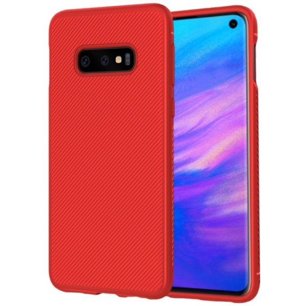 „Lenuo“ kieto silikono (TPU) dėklas - raudonas (Galaxy S10e)