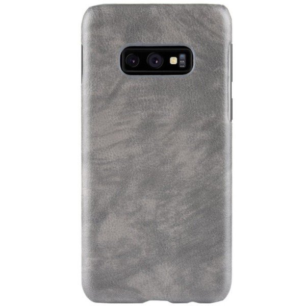 „Litchi“ Skin Leather dėklas - pilkas (Galaxy S10e)