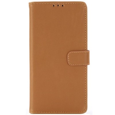 Samsung Galaxy S10+ (G975) atverčiamas šviesiai rudas odinis retro dėklas - piniginė / Priedai.lt