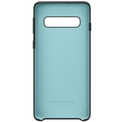 Samsung Galaxy S10 (G973) „Samsung“ Silicone Cover kieto silikono juodas dėklas / Priedai.lt