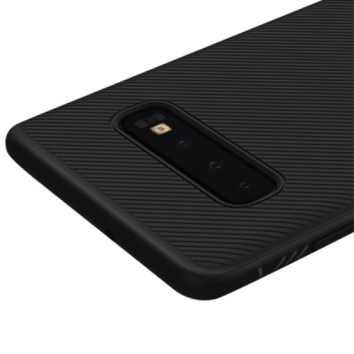 Samsung Galaxy S10+ (G975) „Lenuo“ kieto silikono TPU juodas dėklas - nugarėlė / Priedai.lt