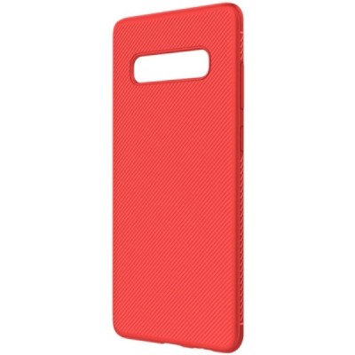 Samsung Galaxy S10+ (G975) „Lenuo“ kieto silikono TPU raudonas dėklas - nugarėlė / Priedai.lt