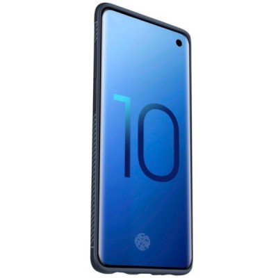 Samsung Galaxy S10+ (G975) „Lenuo“ kieto silikono TPU mėlynas dėklas - nugarėlė / Priedai.lt