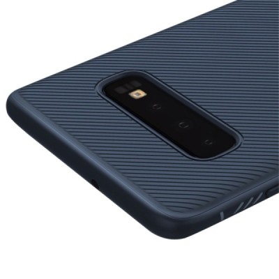 Samsung Galaxy S10+ (G975) „Lenuo“ kieto silikono TPU mėlynas dėklas - nugarėlė / Priedai.lt