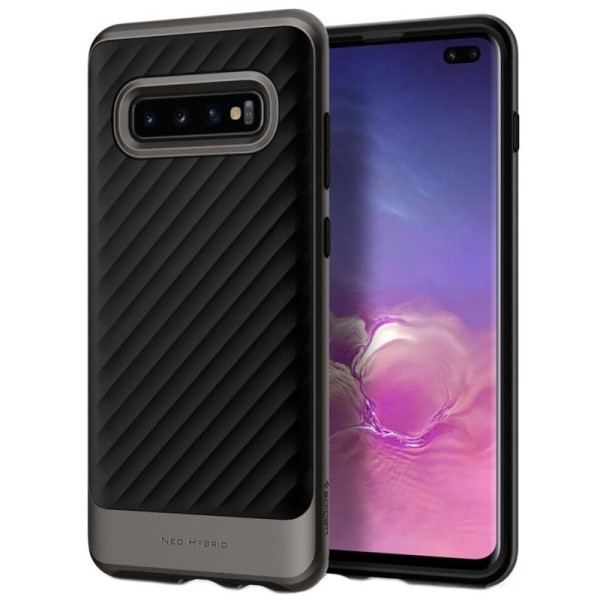„Spigen“ Neo Hybrid dėklas - juodas (Galaxy S10+)