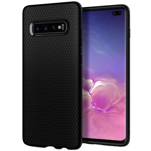 „Spigen“ Liquid Air dėklas - juodas (Galaxy S10+)