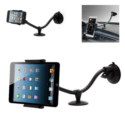 „Power Mount“ du viename automobilinis laikiklis (5" colių telefonams ir 7" colių planšetėms) / Priedai.lt