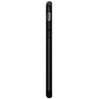 „Spigen“ Liquid Air Apple iPhone 7 (iPhone 8) juodas kieto silikono dėklas / Priedai.lt