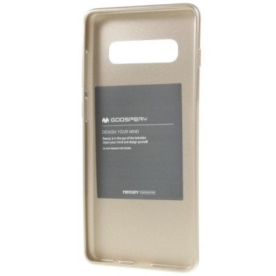 Samsung Galaxy S10+ (G975) Mercury auksinis kieto silikono tpu dėklas - nugarėlė / Priedai.lt