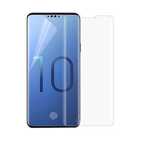 „ISME“ apsauginė ekrano plėvelė (pilnai dengianti) - skaidri (Galaxy S10+)