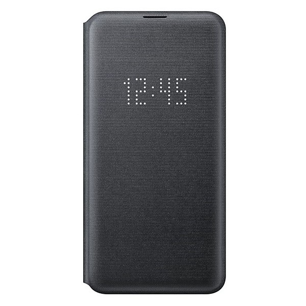 „Samsung“ Led View Cover atverčiamas dėklas - juodas (Galaxy S10e)