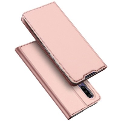 „Dux Ducis“ Skin serijos Huawei P30 rožinis odinis atverčiamas dėklas / Priedai.lt