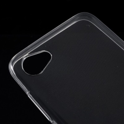 HTC Desire 12 kieto silikono skaidrus TPU dėklas - nugarėlė / Priedai.lt