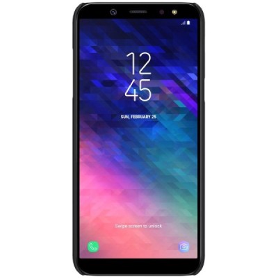 Nillkin Frosted Shield Samsung Galaxy A6 2018 (A600F) juodas plastikinis dėklas / Priedai.lt