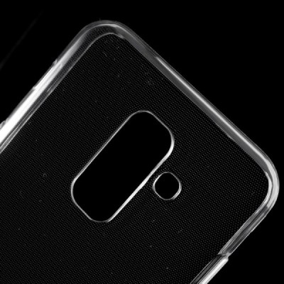 Samsung Galaxy A6+ 2018 (A605F) kieto silikono TPU skaidrus dėklas - nugarėlė / Priedai.lt