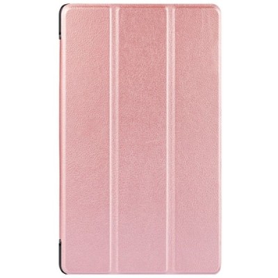 Huawei MediaPad M3 Lite 8.0 atverčiamas rožinės spalvos odinis dėklas - knygutė / Priedai.lt