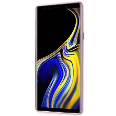 Samsung Galaxy Note 9 (N960F) Mercury šviesiai rožinis kieto silikono tpu dėklas - nugarėlė / Priedai.lt
