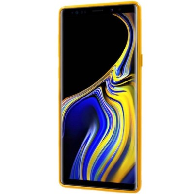 Samsung Galaxy Note 9 (N960F) Mercury geltonas kieto silikono tpu dėklas - nugarėlė / Priedai.lt