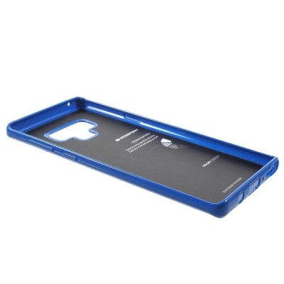 Samsung Galaxy Note 9 (N960F) Mercury tamsiai mėlynas kieto silikono tpu dėklas - nugarėlė / Priedai.lt