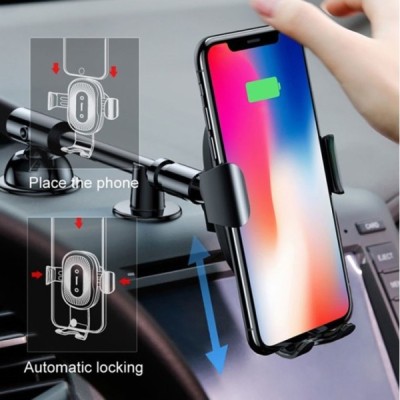 „Baseus“ automobilinis telefono laikiklis (kroviklis) - juodas / Priedai.lt