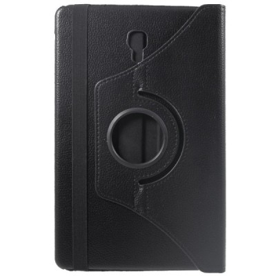 Samsung Galaxy Tab A 10.5 2018 (T590,T595) atverčiamas, sukamas 360 laipsnių, juodas odinis dėklas - stovas / Priedai.lt