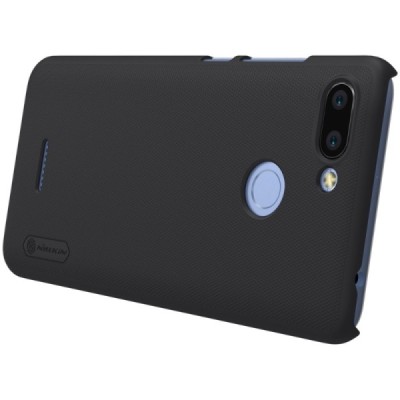 Xiaomi Redmi 6 Nillkin Frosted Shield juodas plastikinis dėklas / Priedai.lt