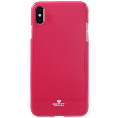 Apple iPhone Xs Max Mercury tamsiai rožinis kieto silikono TPU dėklas - nugarėlė / Priedai.lt