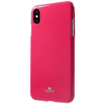 Apple iPhone Xs Max Mercury tamsiai rožinis kieto silikono TPU dėklas - nugarėlė / Priedai.lt