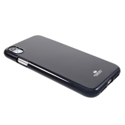 Apple iPhone Xr Mercury juodas kieto silikono TPU dėklas - nugarėlė / Priedai.lt