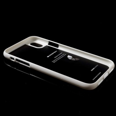 Apple iPhone Xr Mercury baltas kieto silikono TPU dėklas - nugarėlė / Priedai.lt
