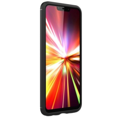 Huawei Mate 20 Lite „Carbon“ kieto silikono TPU juodas dėklas - nugarėlė / Priedai.lt