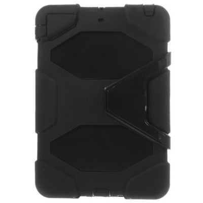 Apple iPad Mini 1 / 2 / 3 / 4 sustiprintos apsaugos dėklas - juodas - nugarėlė | Priedai.lt