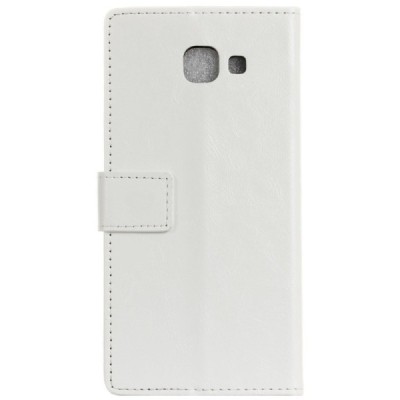 Samsung Galaxy J4+ atverčiamas baltas odinis dėklas - piniginė / Priedai.lt
