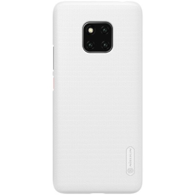 Huawei Mate 20 Pro Nillkin Frosted Shield baltas plastikinis dėklas / Priedai.lt