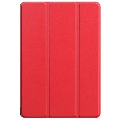 Huawei MediaPad T5 10 atverčiamas raudonas odinis dėklas - knygutė / Priedai.lt