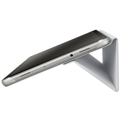 Originalus Samsung Galaxy Tab A 10.5 2018 (T590, T595) Book Cover EF-BT590PJEGWW atverčiamas pilkas odinis dėklas / Priedai.lt