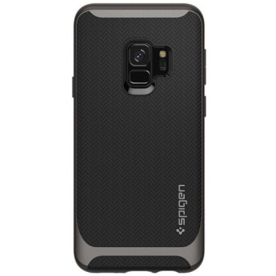 „Spigen“ Neo Hybrid sustiprintos apsaugos Samsung Galaxy S9 (G960) juodas kieto silikono (TPU) ir plastiko dėklas / Priedai.lt
