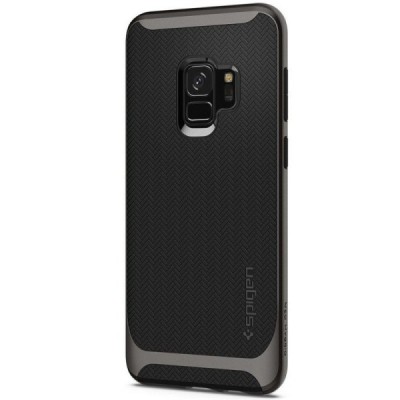 „Spigen“ Neo Hybrid sustiprintos apsaugos Samsung Galaxy S9 (G960) juodas kieto silikono (TPU) ir plastiko dėklas / Priedai.lt