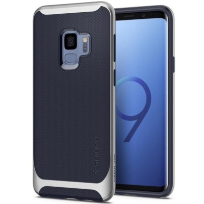 „Spigen“ Neo Hybrid sustiprintos apsaugos Samsung Galaxy S9 (G960) mėlynas kieto silikono (TPU) ir plastiko dėklas / Priedai.lt