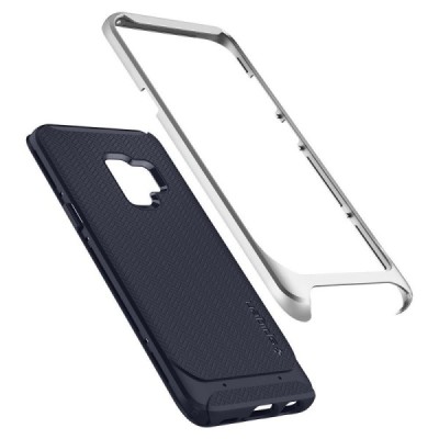 „Spigen“ Neo Hybrid sustiprintos apsaugos Samsung Galaxy S9 (G960) mėlynas kieto silikono (TPU) ir plastiko dėklas / Priedai.lt