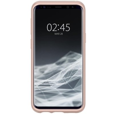 „Spigen“ Neo Hybrid sustiprintos apsaugos Samsung Galaxy S9 (G960) rožinis kieto silikono (TPU) ir plastiko dėklas / Priedai.lt