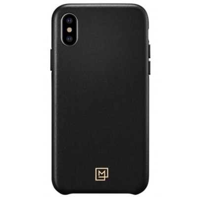 „Spigen“ La Manon Calin Apple iPhone X (iPhone Xs) juodas odinis dėklas - nugarėlė / Priedai.lt