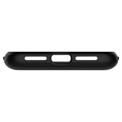 „Spigen“ Slim Armor CS Apple iPhone X (iPhone Xs) juodas kieto silikono dėklas / Priedai.lt