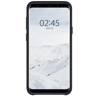 „Spigen“ Slim Armor CS Samsung Galaxy S9+ (G965) juodas kieto silikono dėklas / Priedai.lt