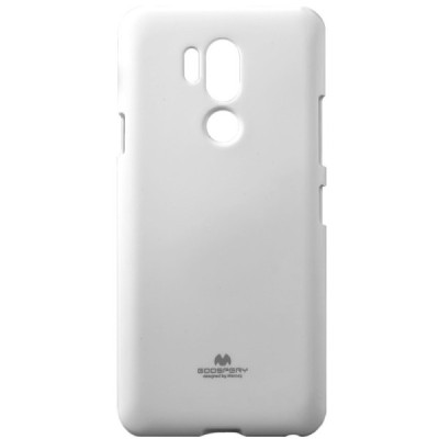 LG G7 ThinQ baltas Mercury kieto silikono (TPU) dėklas / Priedai.lt