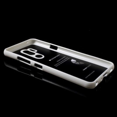 LG G7 ThinQ baltas Mercury kieto silikono (TPU) dėklas / Priedai.lt