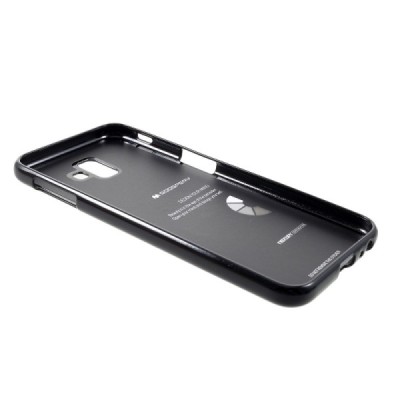 Samsung Galaxy J6+ 2018 (J610) Mercury juodas kieto silikono tpu dėklas - nugarėlė / Priedai.lt